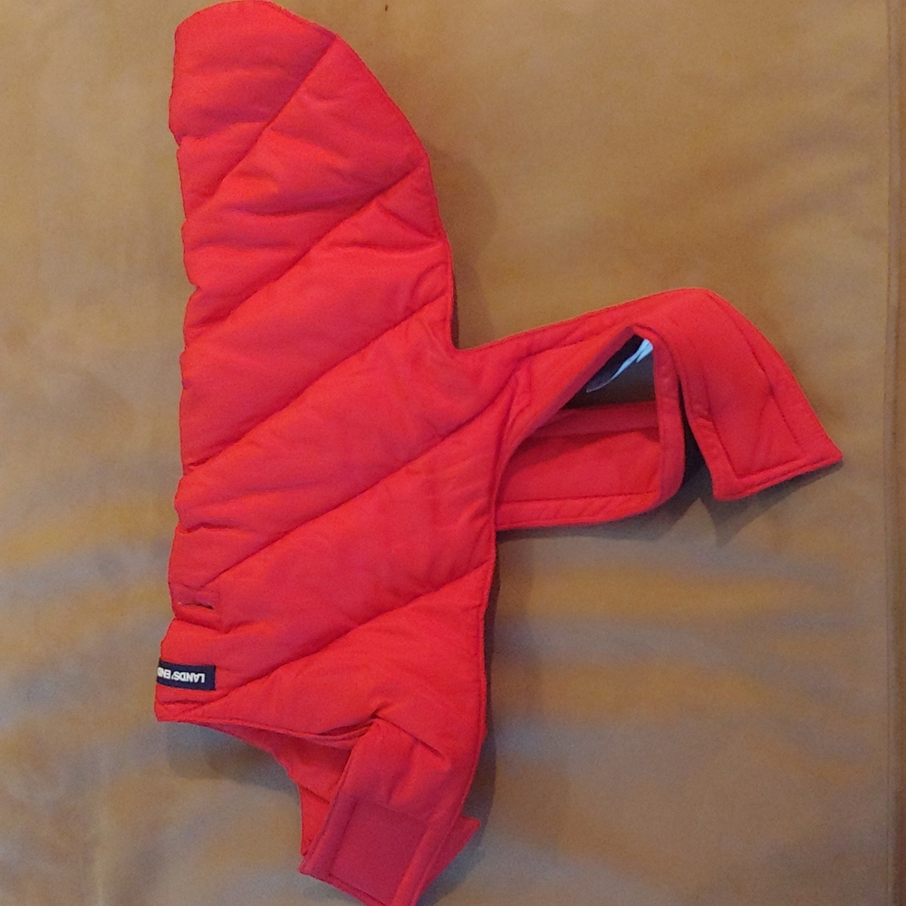 Land's End Dog Puffer Jacket sz M